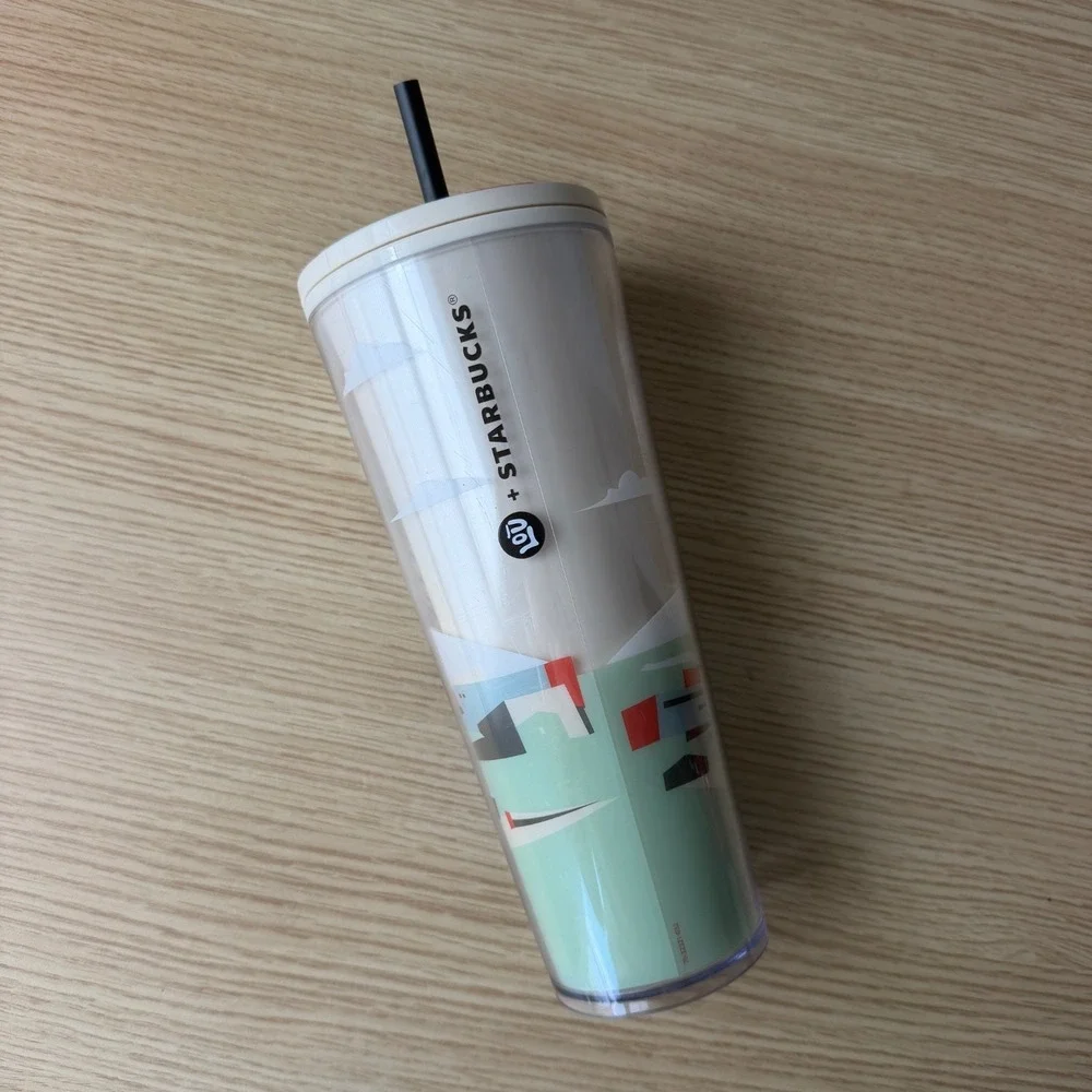 STARBUCKS + LOU 2024 Black History Month DAMON BROWN Cold Cup Tumbler 24oz